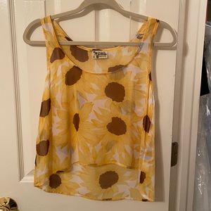 SUN FLOWER CROP TOP